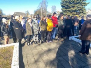 Ракуть, Е. Библиотекари Барановичского района провели экскурсии по Колдычевскому лагерю смерти для 200 человек